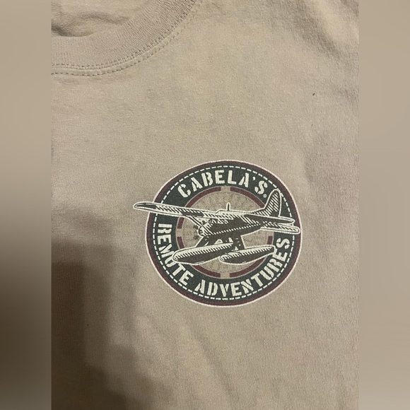 Anvil - Cabela’s expedition world for most outfitter steelhead angler fish shirt - Picture 3 of 4